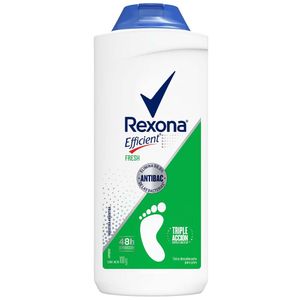 Talco Desodorante para Pies REXONA EFFICIENT Fresh Frasco 100g