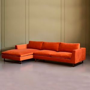 Seccional Izquierdo Home Premium Veronica Naranja