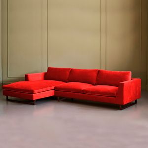 Seccional Izquierdo Home Premium Veronica Rojo