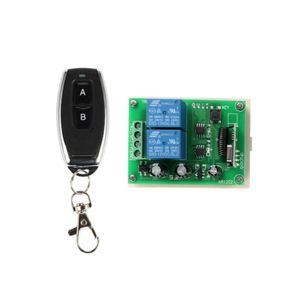 Rele Switch Inalambrico Bestronic 12vdc con 1 Control Remoto 2 Canales