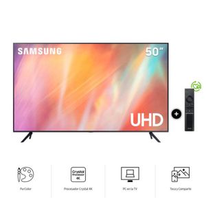 Televisor Samsung Led 50" UHD 4K Smart Tv UN50AU7000GXPE