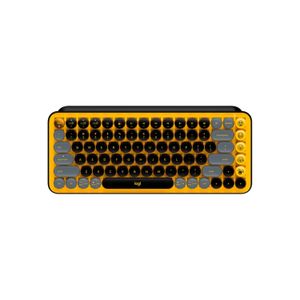 Teclado Mecanico + Mouse Logitech Pop Keys Negro Amarillo