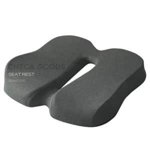 Cojín Air Line Antihemorroides Ergonomico Checa Goods Bravo S10 Gris Oscuro