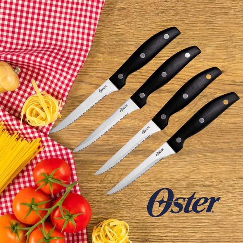 Juego De Cuchillos Oster Granger 4 Piezas Acero Inoxidable