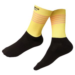 Calcetines de bicicleta para hombre y mujer Tomtop Y19514Y Amarillo