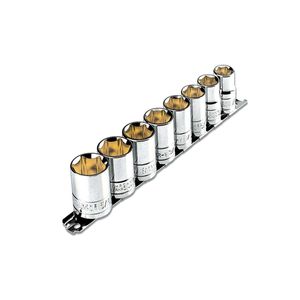 Juego de 8 dados de 1/2" Pretul 21176  en milímetros