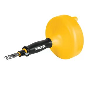 Destapacaños con cable de acero Pretul 22880  4.5 metros