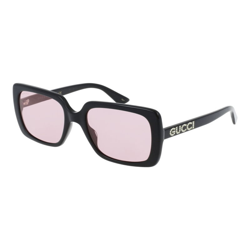 Gafas cuadradas extragrandes, negro