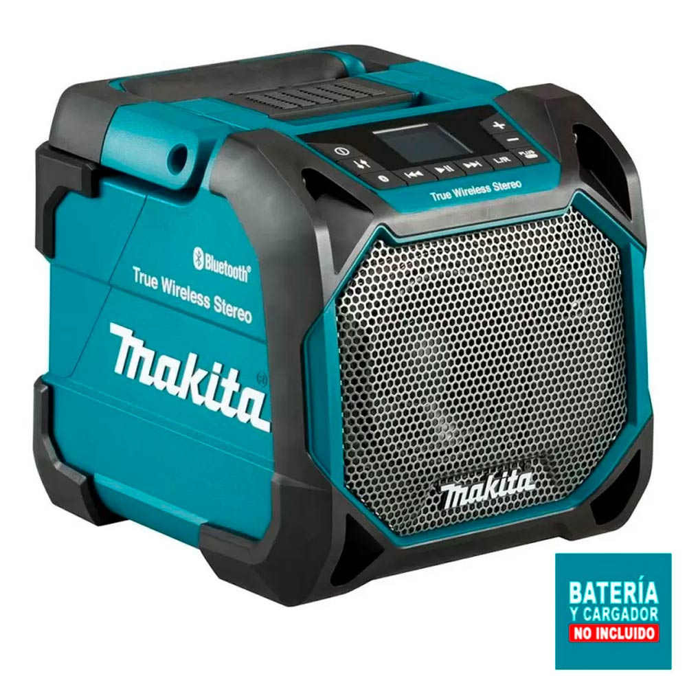 Parlante Makita DMR203 LXT 18V CXT 12V Bluetooth TWS sin Batería