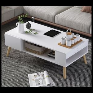 Mesa de Centro Blanco Orbe 100 cm