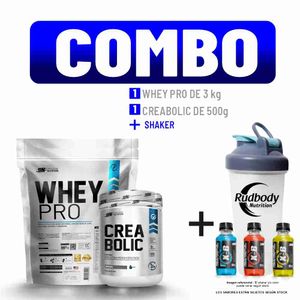 Combo Universe Nutrition - Whey Pro 3000gr Cookie + Creabolic 500gr + Shaker