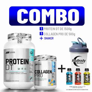 Combo Universe Nutrition - Protein DT 1500gr Cookie + Collagen Pro 500gr Fruit Punch + Shaker