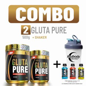 Combo Level Pro - 2 Gluta Pure 500gr + Shaker