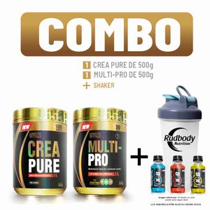 Combo Level Pro - Crea Pure 500gr + Multi Pro 500gr Citrus Punch + Shaker