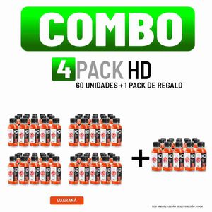 Combo ADN Nutrition - HD Pack 60 Unid Guaraná + 1 Pack Gratis
