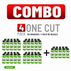Combo Innovate Nutrition - One Cut Pack 60 Unid Manzana + 1 Pack Gratis