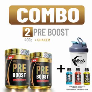 Combo Level Pro - 2 Pre Boost 400gr Fruit Punch + Shaker