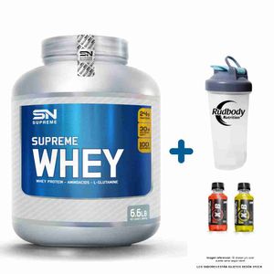 Proteína Supreme Nutrition Supreme Whey 6.6 Libras Chocolate + shaker