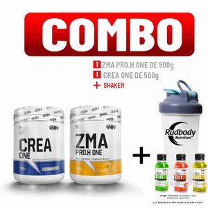 Combo Innovate Nutrition - Crea One 500gr + Zma Pro.H One 500gr Citrus Punch + Shaker