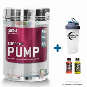 Pre Entreno Supreme Nutrition Supreme Pump 500gr Fruit Punch + shaker