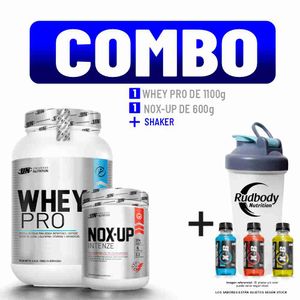 Combo Universe Nutrition - Whey Pro 1100gr Chocolate + Nox-Up Intenze 600gr Citrus Punch + Shaker