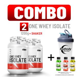 Combo Innovate Nutrition - 2 One Whey Isolate 1200gr Chocolate + Shaker