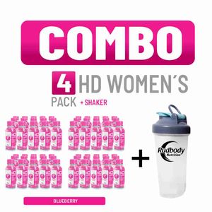 Combo Adn Women'S - HD Women'S Pack 60 Unid Blueberry + Shaker