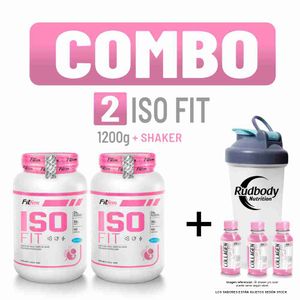 Combo Fitfem - 2 Iso Fit 1200gr Vainilla + Shaker