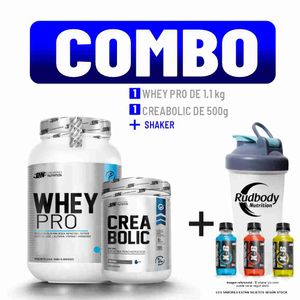 Combo Universe Nutrition - Whey Pro 1100gr Vainilla + Creabolic 500gr + Shaker