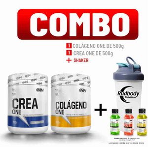 Combo Innovate Nutrition - Crea One 500gr + Colágeno One 500gr Sandía + Shaker
