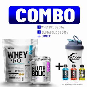 Combo Universe Nutrition - Whey Pro 3000gr Chocolate + Glutabolic 300gr + Shaker