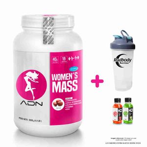 Proteína  ADN Women'S Women'S Mass 2000gr Vainilla + Shaker