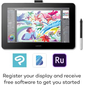 Pantalla con rotulador creativo Wacom One (reacondicionada)