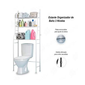 Organizador Estante para Baño 3 Niveles