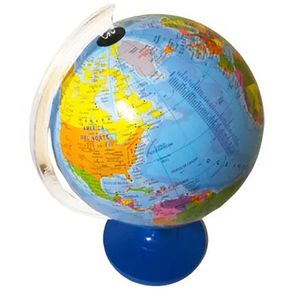 Globo Terraqueo Giratorio Grande 45cm de Alto