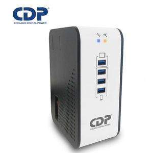 Estabilizador CDP R2CU-AVR 1008I 1000VA/500W 8 Tomas 4 Puertos USB