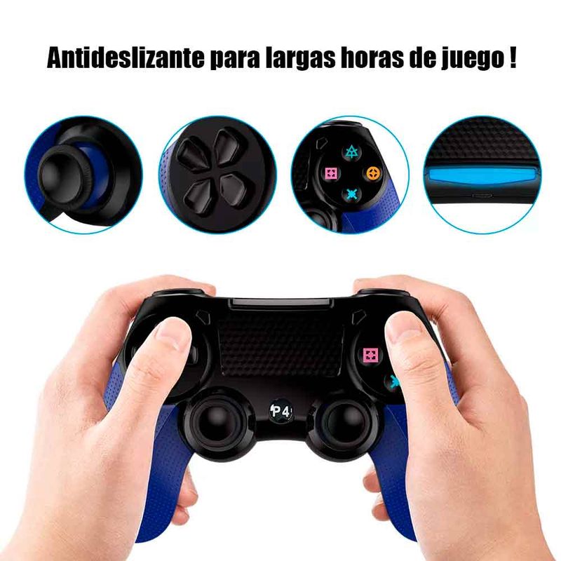 MANDO PARA PS4 NEGRO ALTA CALIDAD ALTERNATIVO MG