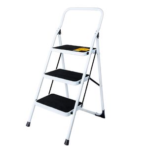 Escalera de 3 escalones Pretul  24120 plegable de acero