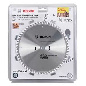 Disco 9-1/4" de Corte en Madera  Bosch 60 Dientes para Sierra Circular