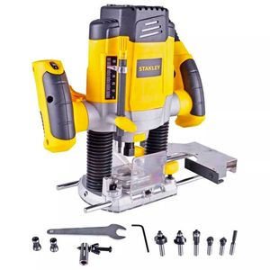 Ruteadora 1200w Profesional Stanley  SRR1200-B2+ 6 Fresas