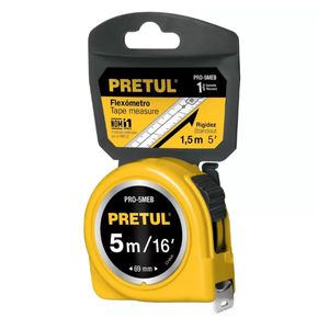 Wincha flexómetro Pretul 21606 de 5 metros