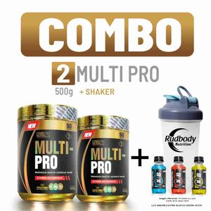 Combo Level Pro - 2 Multi Pro 500gr Citrus Punch + Shaker
