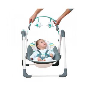 Silla Nido Swing para Bebé Musical Niño -Celeste