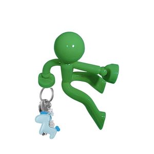 Porta Llave Magnetico Hombre Colgando Verde