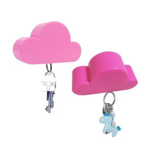 Porta Llave Magnético Nube Rosa