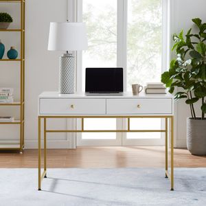 Escritorio Contemporáneo Golden Tannia Blanco