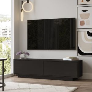 Centro de Entretenimiento Mesa de TV Montecarlo Ventitaspe Negro