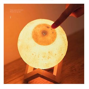 Humidificador Lámpara en Forma de Luna