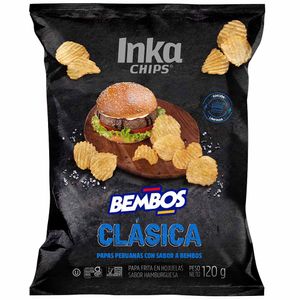 Papas Peruanas INKA CHIPS Bembos Hamburguesa Bolsa 120g