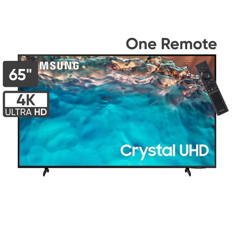 Televisor SAMSUNG CRYSTAL 65'' UHD 4K Smart Tv UN65BU8000GXPE - Real Plaza